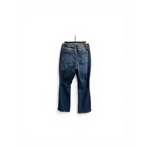 Judy Blue Los Angeles Womens 14W Dark Wash Distressed Side Slit Bootcut Jeans